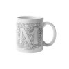 Primgi 11 oz Ceramic Alphabet-M Printed Coffee Mug