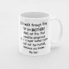 Primgi 11oz Ceramic Brother Coffee Mug For Birthday