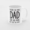 Primgi 11oz Ceramic Awesome Dad Coffee Mug Best For Father