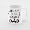 Primgi 11oz Ceramic Awesome Dad Coffee Mug Best For Father