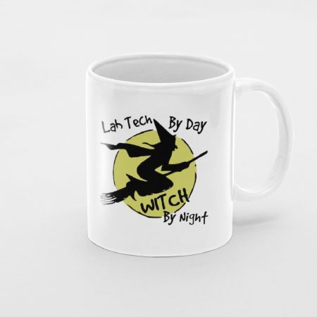 Primgi 11oz Ceramic Witch By Night Coffee Mug For Halloween