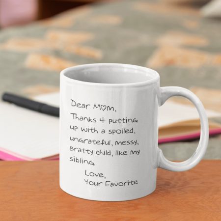 Primgi 11 oz Ceramic Coffee Mug for Mom's Day Gift