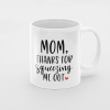 Primgi 11 oz Ceramic Coffee Mug for Mom's Day Gift