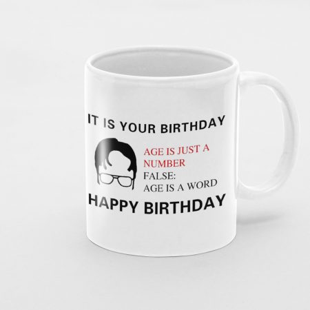 Primgi 11 oz Ceramic Happy Birthday Coffee Mug Gift for Birthday