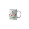 Primgi 11 oz Ceramic Santa's Coming Christmas Coffee Mug