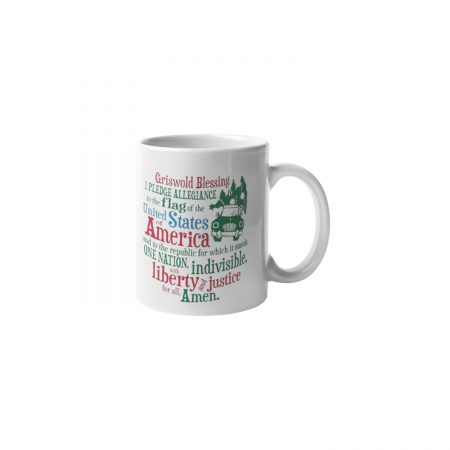 Primgi 11 oz Ceramic Griswold Blessing Amen Christmas Coffee Mug