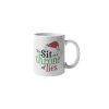 Primgi 11 oz Ceramic Sit Throne Lies Christmas Coffee Mug