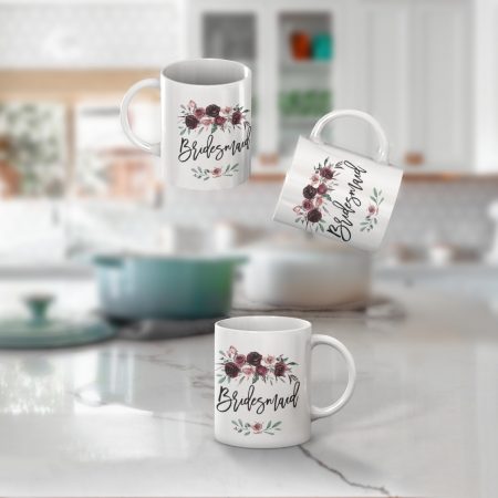 Primgi 11 oz Ceramic Bridesmaid Printed Coffee Mug