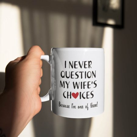 Primgi 11 oz Ceramic Wife's Choice Coffee Mug