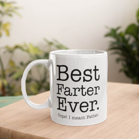 Primgi 11oz Ceramic Farter Dad Coffee Mug For Father's Day