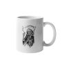 Primgi 11oz Ceramic Smoke Coffee Mug