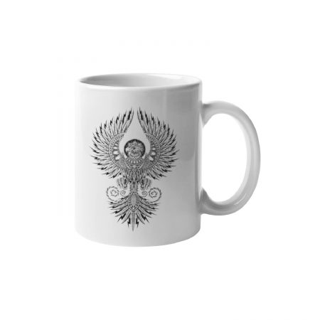 Primgi 11oz Ceramic Mandala Design Coffee Mug