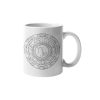 Primgi 11oz White Ceramic Gemini Zodiac Printed Coffee Mug 1