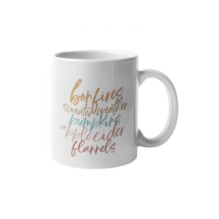 Primgi 11oz Ceramic Thanksgiving Coffee Mug