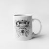 Primgi 11oz Ceramic Horror Print Coffee Mug