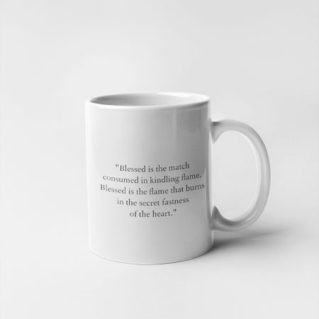 Primgi 11oz Ceramic Blessed Coffee Mug for Hanukkah