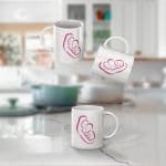 Ceramic Mom and Baby Design Baby Shower Coffee Mug